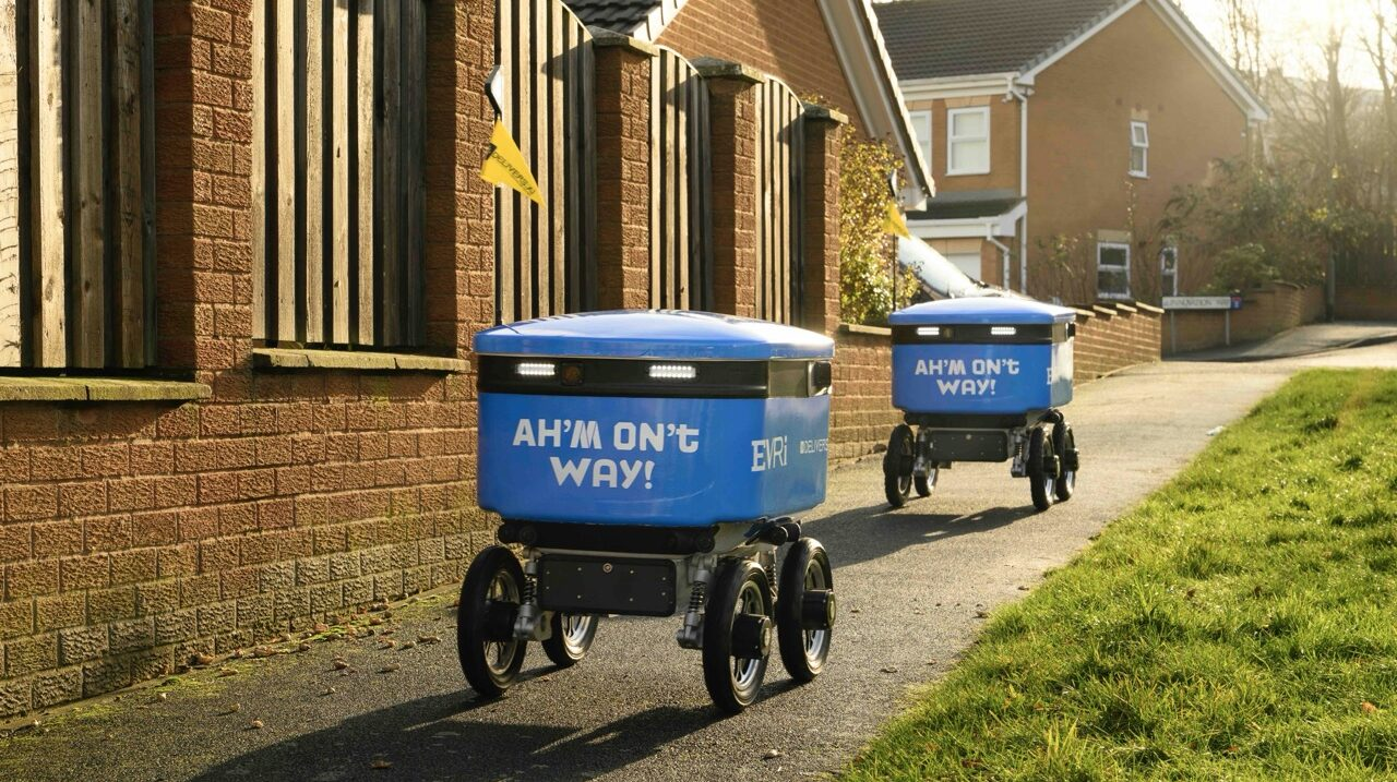 Evri trials pavement robots for Barnsley deliveries