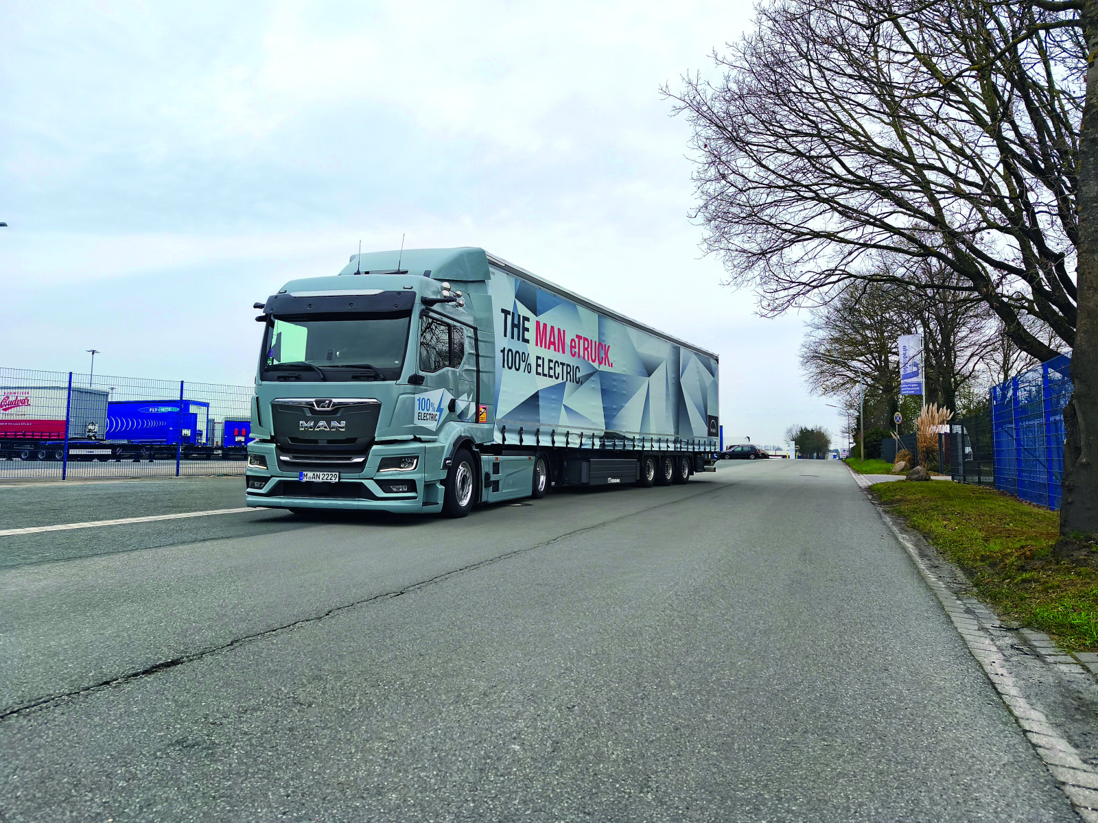 MAN tests Paris–Berlin electric freight corridor