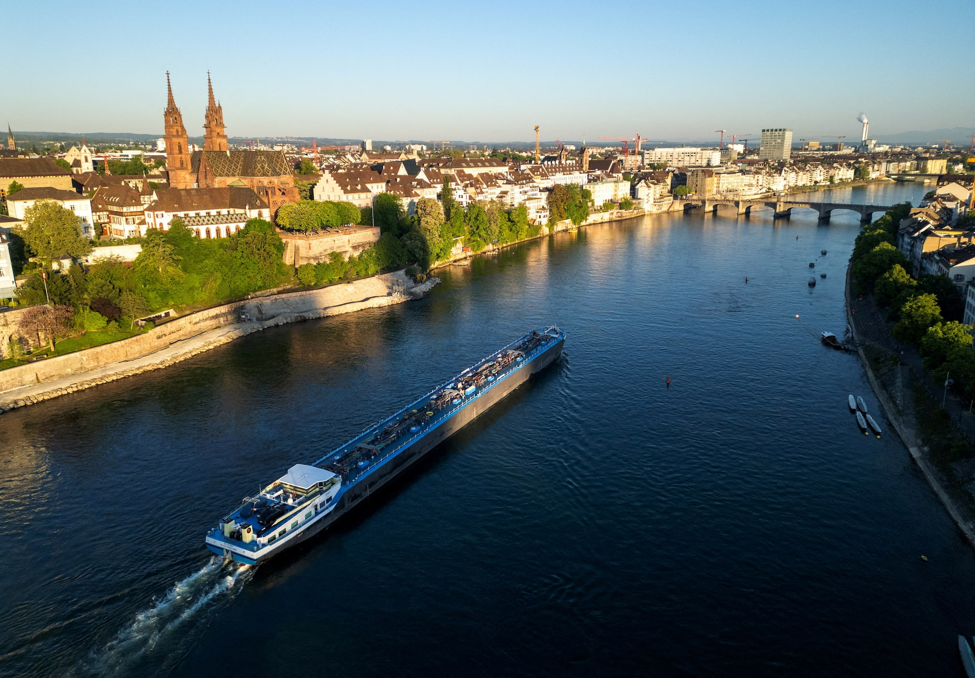 Rhine water levels rise after rain
