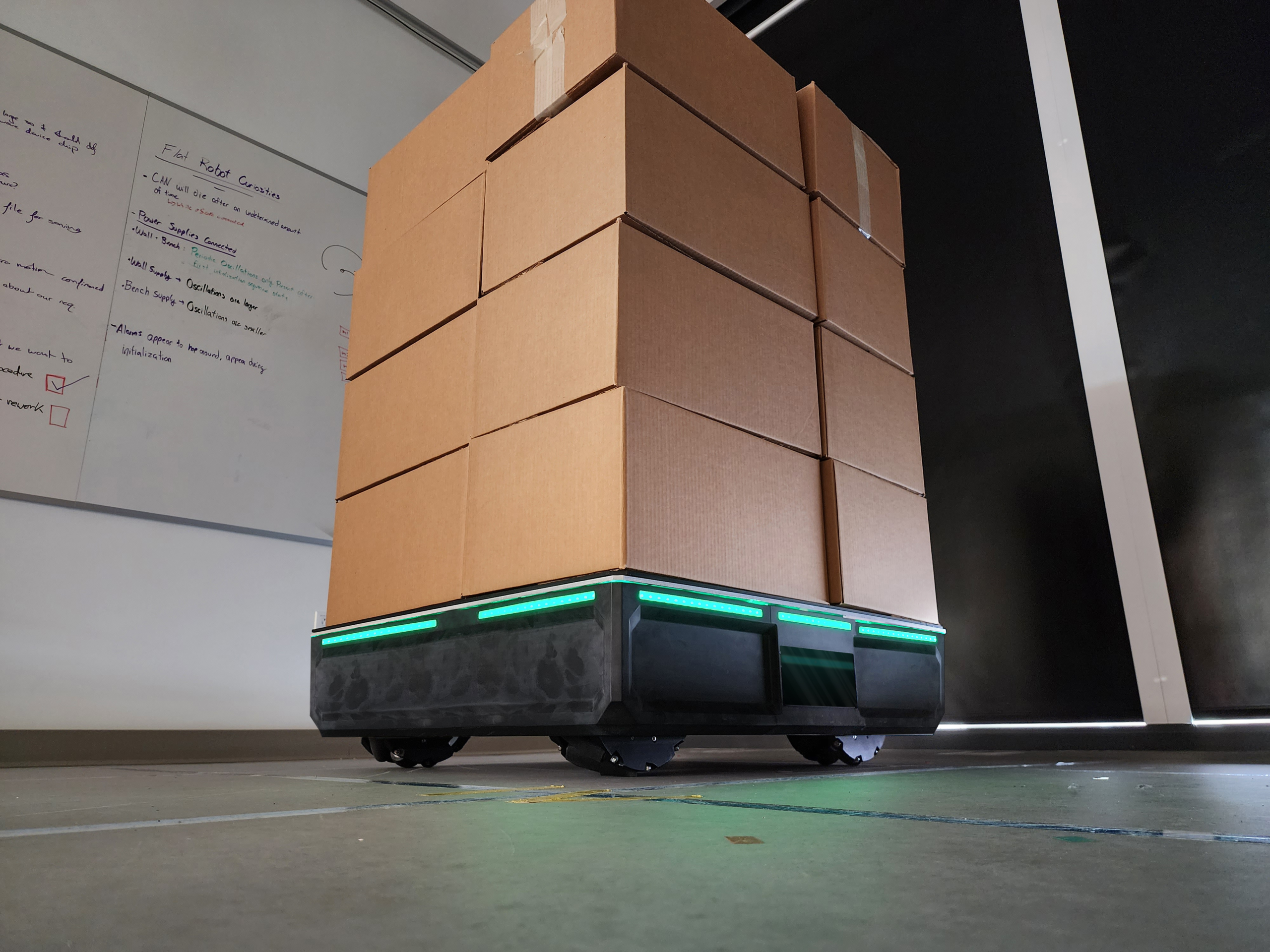 Logic turns the pallet into a mobile robot