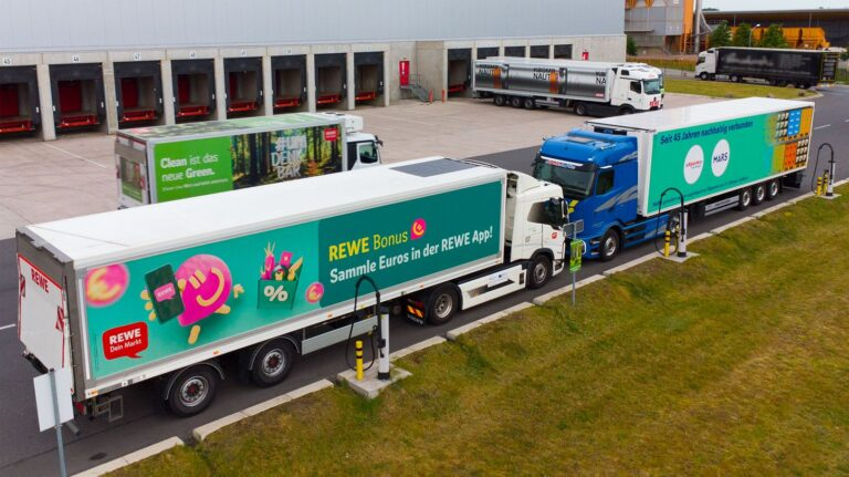 Mars and REWE put 47 electric trucks into operation
