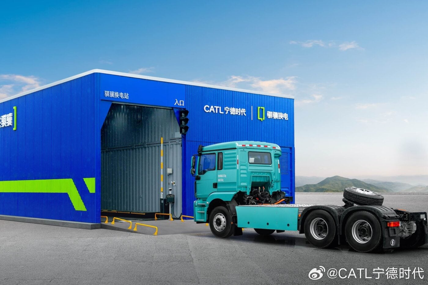 Battery swapping moves into heavy freight