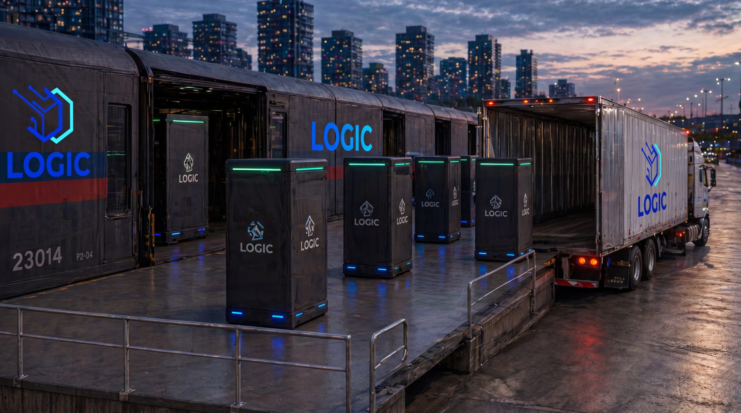 Logic targets rail-road transfers with autonomous pallets