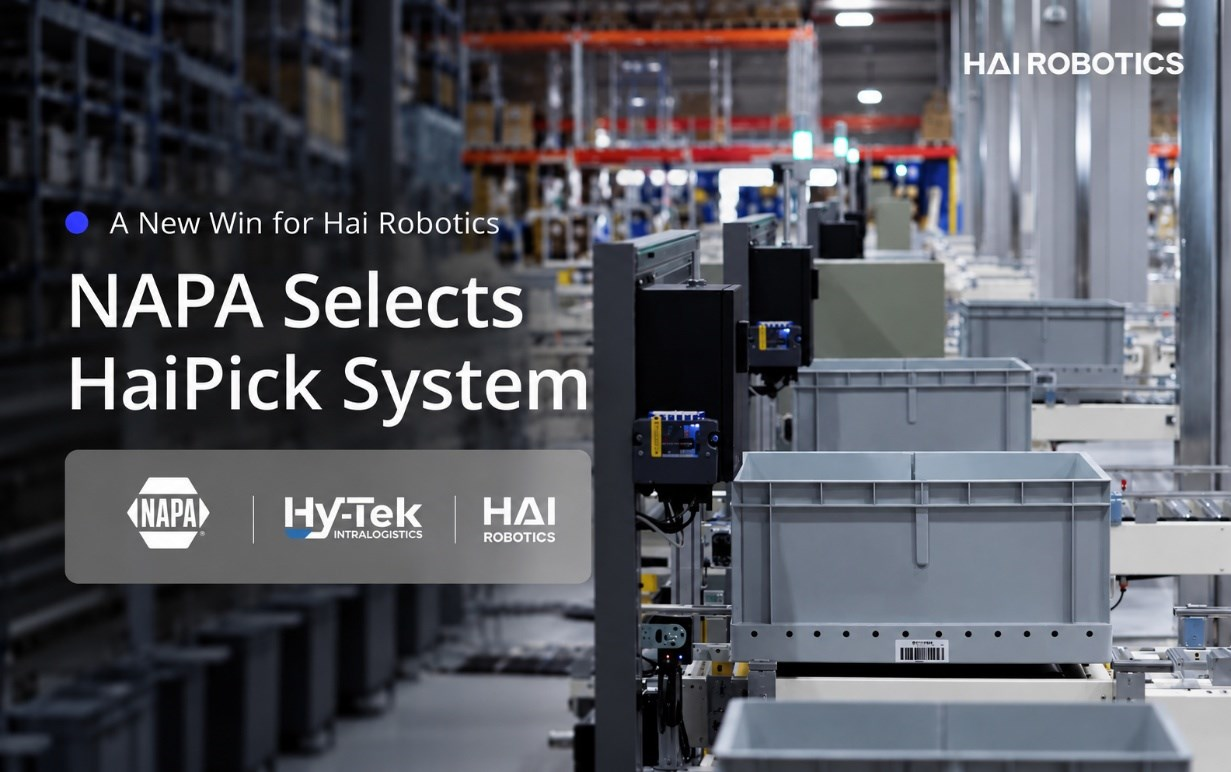 NAPA selects multi-robot warehouse automation system